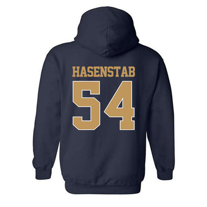 Georgia Tech - NCAA Baseball : Riley Hasenstab - Classic Shersey Hooded Sweatshirt-1