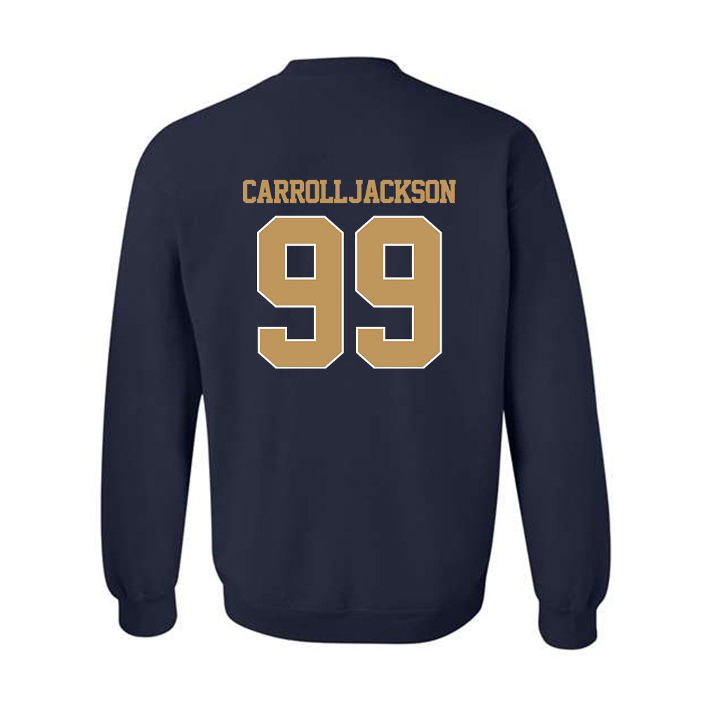 Georgia Tech - NCAA Football : Vincent Carroll-Jackson - Classic Shersey Crewneck Sweatshirt-1