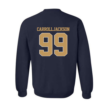 Georgia Tech - NCAA Football : Vincent Carroll-Jackson - Classic Shersey Crewneck Sweatshirt-1
