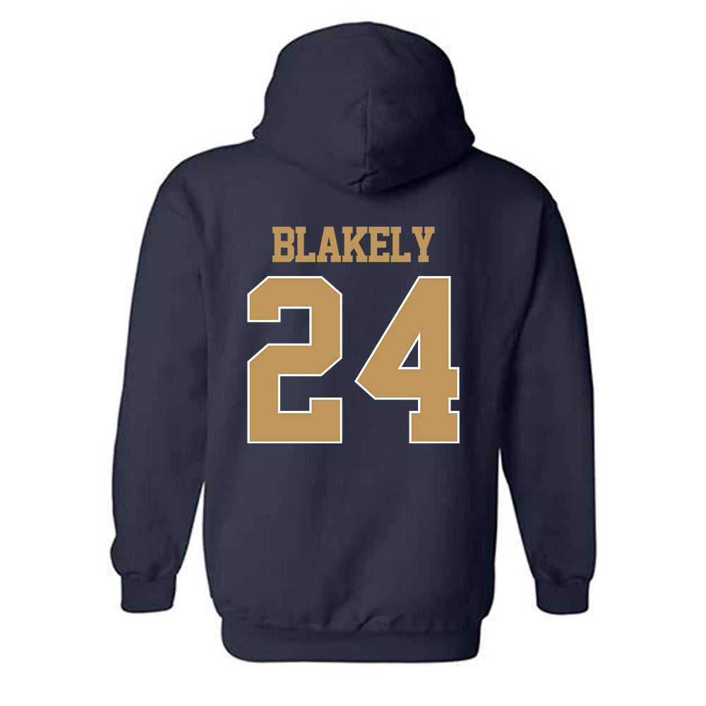 Georgia Tech - NCAA Baseball : Jackson Blakely - Classic Shersey Hooded Sweatshirt-1
