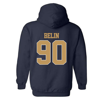 Georgia Tech - NCAA Football : Blake Belin - Classic Shersey Hooded Sweatshirt-1