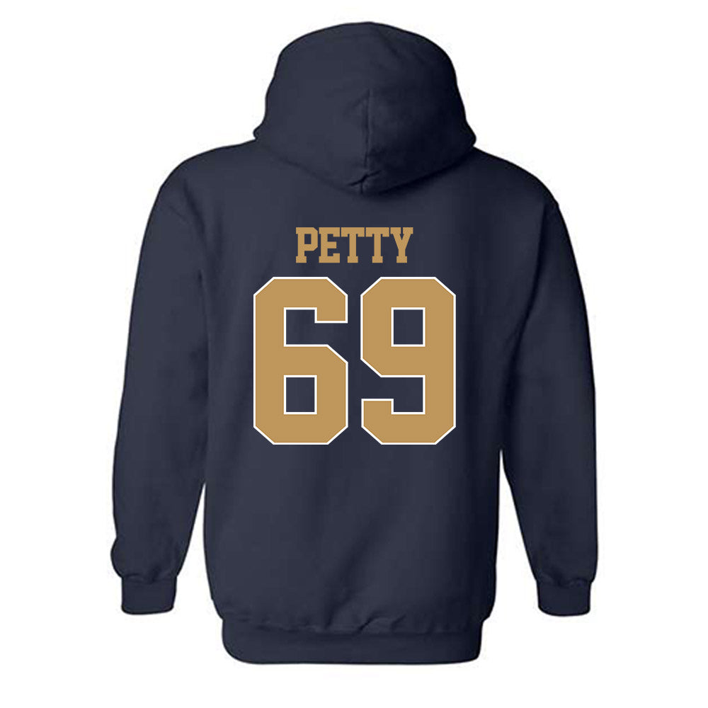 Georgia Tech - NCAA Football : Josh Petty - Classic Shersey Hooded Sweatshirt-1