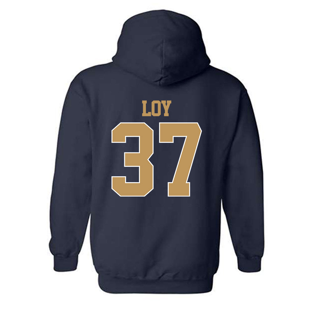 Georgia Tech - NCAA Baseball : Dylan Loy - Classic Shersey Hooded Sweatshirt-1