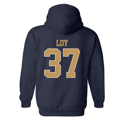 Georgia Tech - NCAA Baseball : Dylan Loy - Classic Shersey Hooded Sweatshirt-1