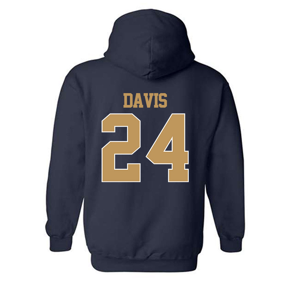 Georgia Tech - NCAA Football : Trenton Davis - Classic Shersey Hooded Sweatshirt-1