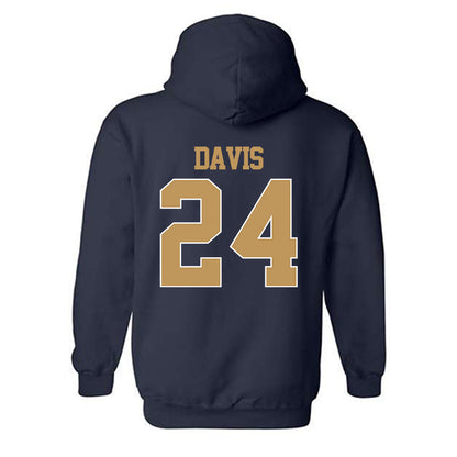 Georgia Tech - NCAA Football : Trenton Davis - Classic Shersey Hooded Sweatshirt-1