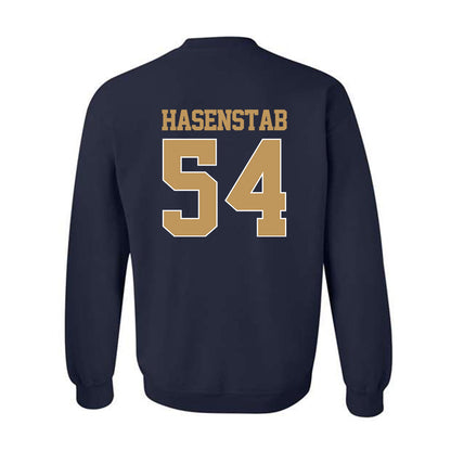 Georgia Tech - NCAA Baseball : Riley Hasenstab - Classic Shersey Crewneck Sweatshirt-1