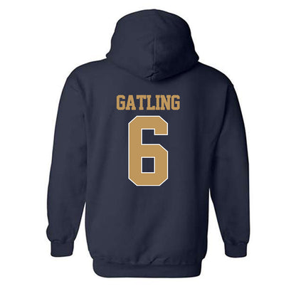 Georgia Tech - NCAA Football : Debron Gatling - Classic Shersey Hooded Sweatshirt-1