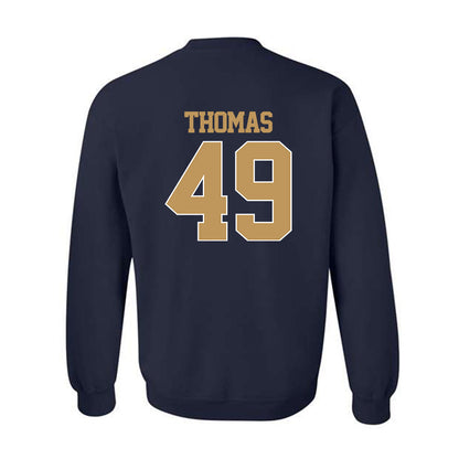 Georgia Tech - NCAA Football : Ronnie Thomas - Classic Shersey Crewneck Sweatshirt-1