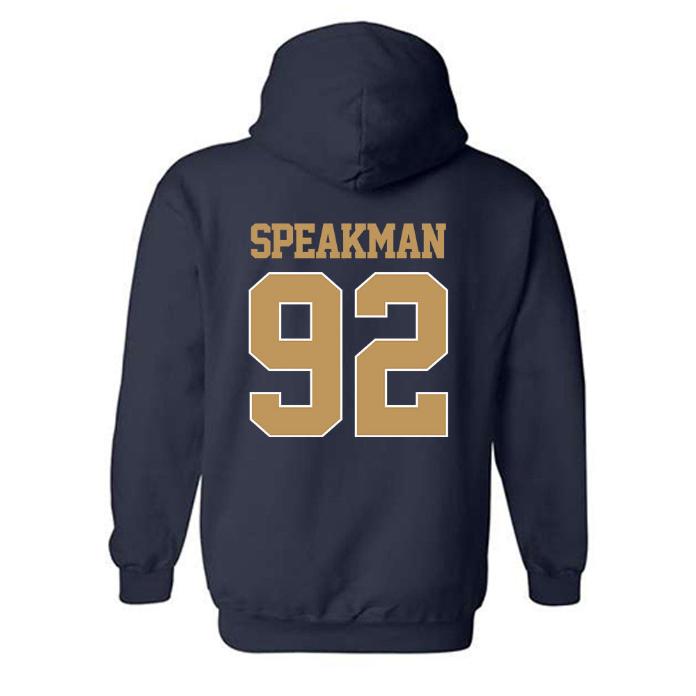 Georgia Tech - NCAA Football : Christian Speakman - Classic Shersey Hooded Sweatshirt-1
