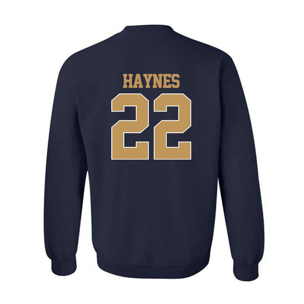 Georgia Tech - NCAA Football : Justice Haynes - Classic Shersey Crewneck Sweatshirt-1