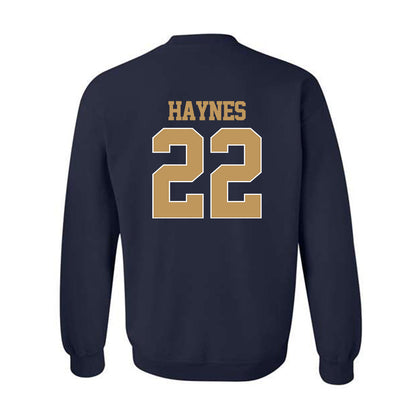 Georgia Tech - NCAA Football : Justice Haynes - Classic Shersey Crewneck Sweatshirt-1