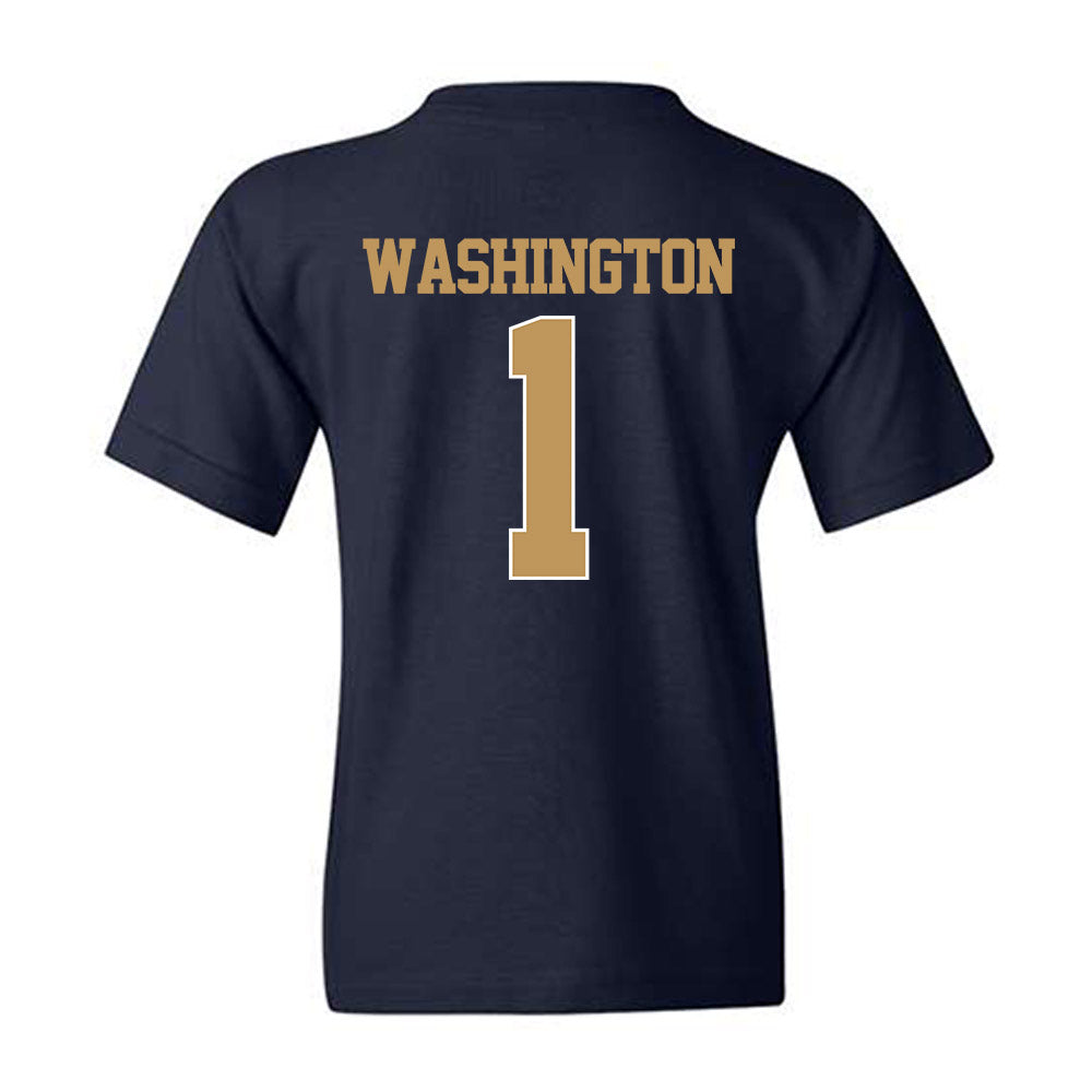 Georgia Tech - NCAA Men's Basketball : Lamar Washington - Classic Shersey Youth T-Shirt-1
