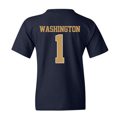 Georgia Tech - NCAA Men's Basketball : Lamar Washington - Classic Shersey Youth T-Shirt-1