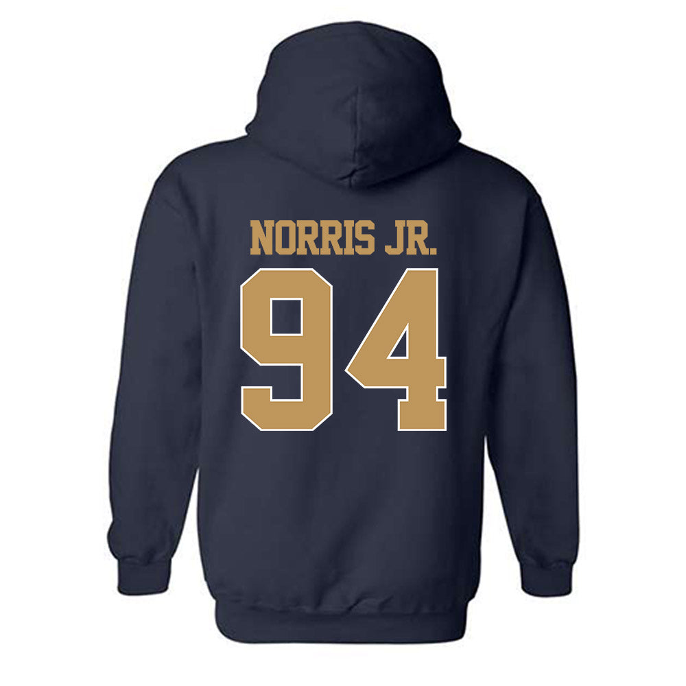 Georgia Tech - NCAA Football : Derry Norris Jr. - Classic Shersey Hooded Sweatshirt-1