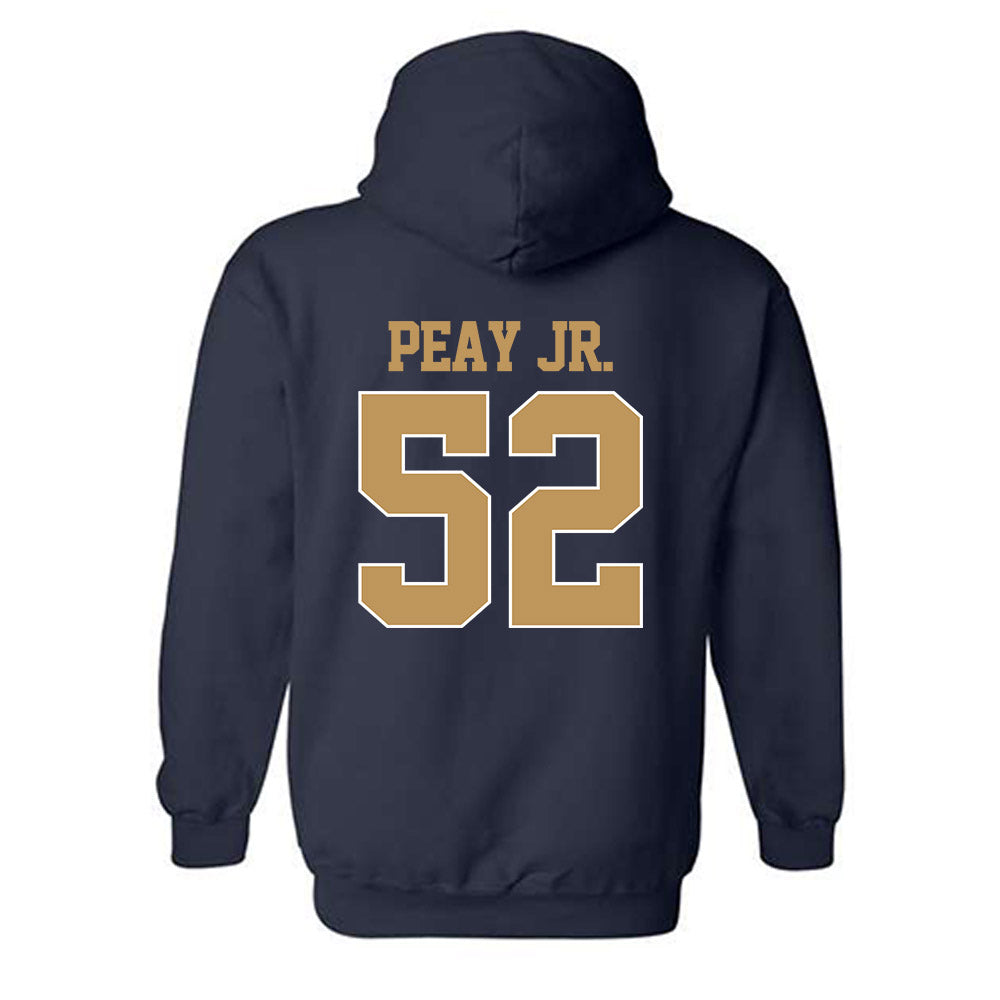 Georgia Tech - NCAA Football : Kevin Peay, Jr. - Classic Shersey Hooded Sweatshirt-1