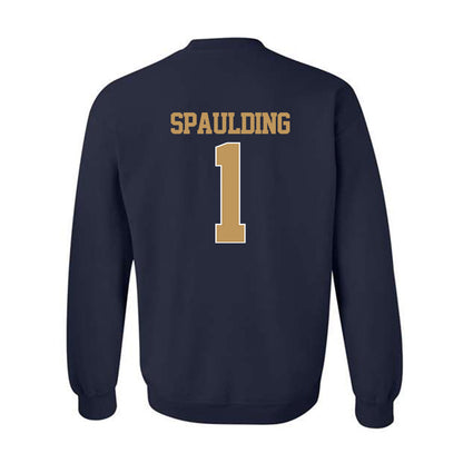 Georgia Tech - NCAA Football : Cayman Spaulding - Classic Shersey Crewneck Sweatshirt-1