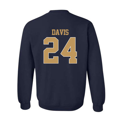 Georgia Tech - NCAA Football : Trenton Davis - Classic Shersey Crewneck Sweatshirt-1