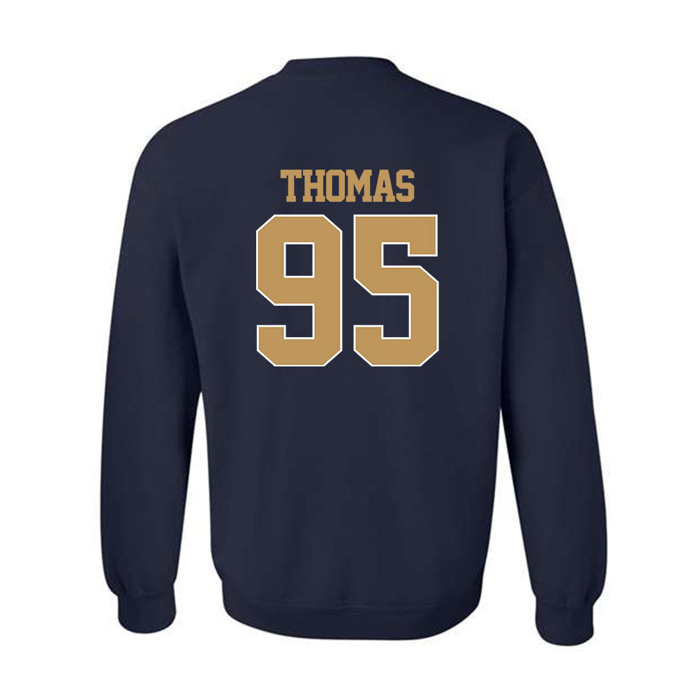 Georgia Tech - NCAA Football : Tawfiq Thomas - Classic Shersey Crewneck Sweatshirt-1