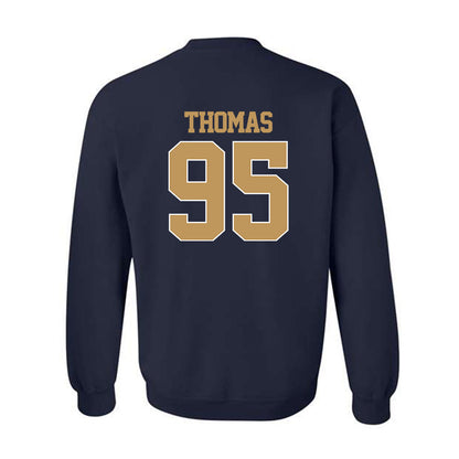 Georgia Tech - NCAA Football : Tawfiq Thomas - Classic Shersey Crewneck Sweatshirt-1