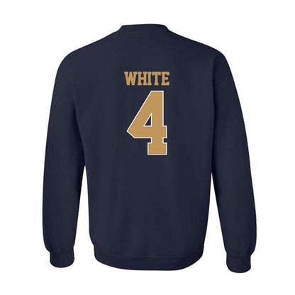 Georgia Tech - NCAA Football : Daiquan White - Classic Shersey Crewneck Sweatshirt-1