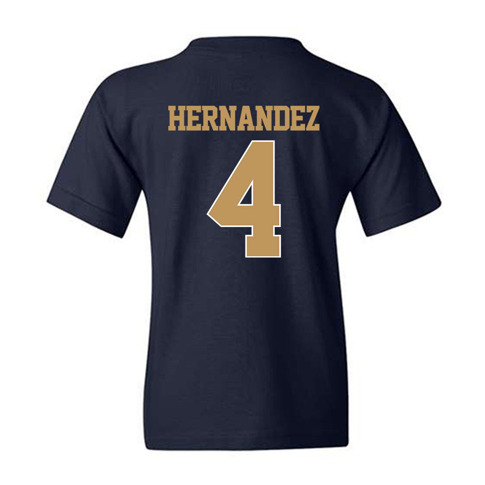 Georgia Tech - NCAA Baseball : Alex Hernandez - Classic Shersey Youth T-Shirt-1