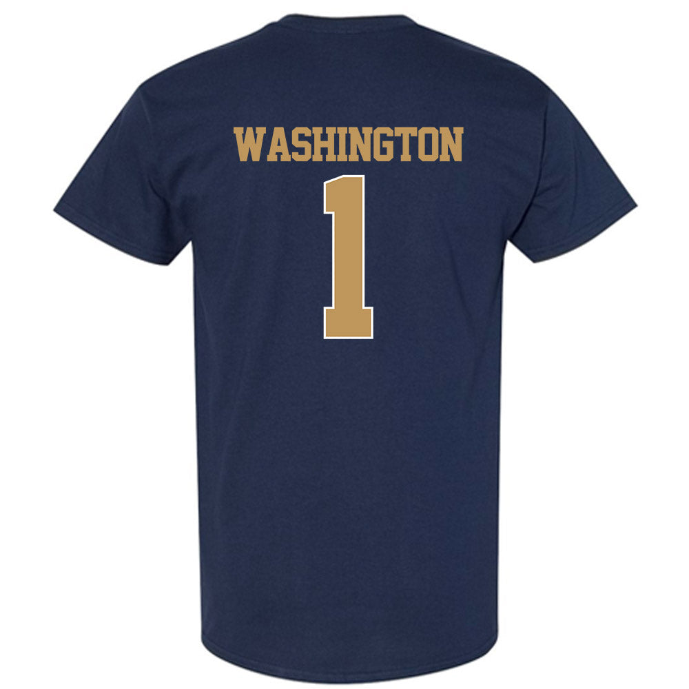 Georgia Tech - NCAA Men's Basketball : Lamar Washington - Classic Shersey T-Shirt-1