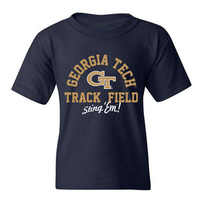 Georgia Tech - NCAA Women's Track & Field : Kendall Johnson - Classic Shersey Youth T-Shirt-0