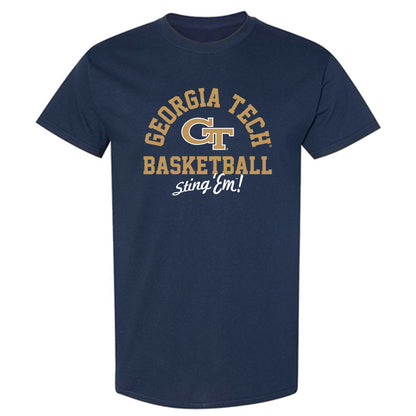 Georgia Tech - NCAA Men's Basketball : Akai Fleming - Classic Shersey T-Shirt-0
