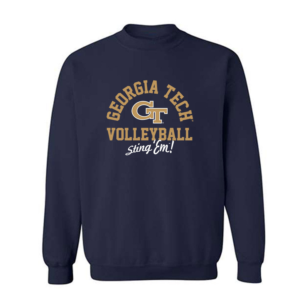 Georgia Tech - NCAA Women's Volleyball : Sofia Velez - Classic Shersey Crewneck Sweatshirt-0