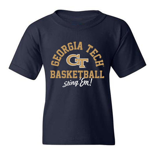 Georgia Tech - NCAA Men's Basketball : Peyton Marshall - Classic Shersey Youth T-Shirt-0