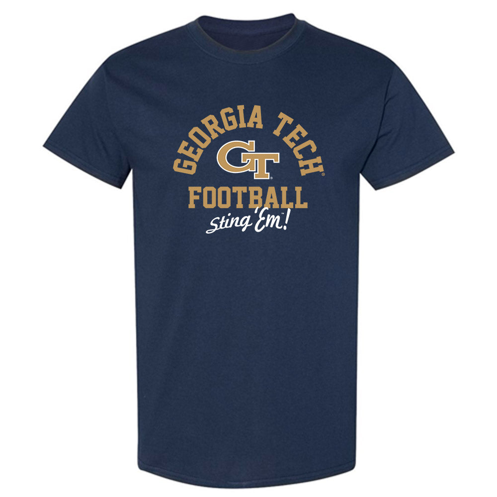 Georgia Tech - NCAA Football : A.J. Hoffler - Classic Shersey T-Shirt-0