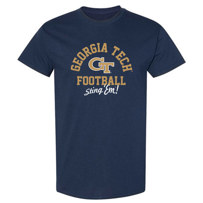 Georgia Tech - NCAA Football : A.J. Hoffler - Classic Shersey T-Shirt-0