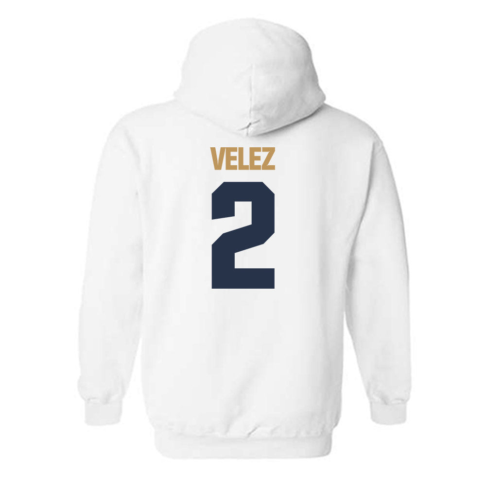 Georgia Tech - NCAA Women's Volleyball : Sofia Velez - Classic Shersey Hooded Sweatshirt-1