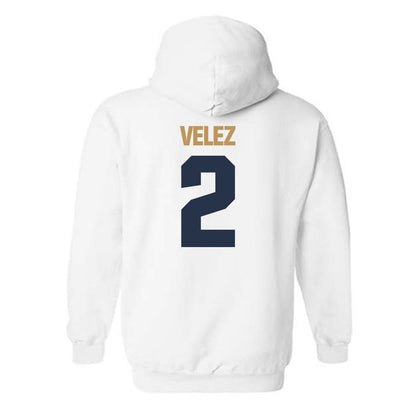 Georgia Tech - NCAA Women's Volleyball : Sofia Velez - Classic Shersey Hooded Sweatshirt-1