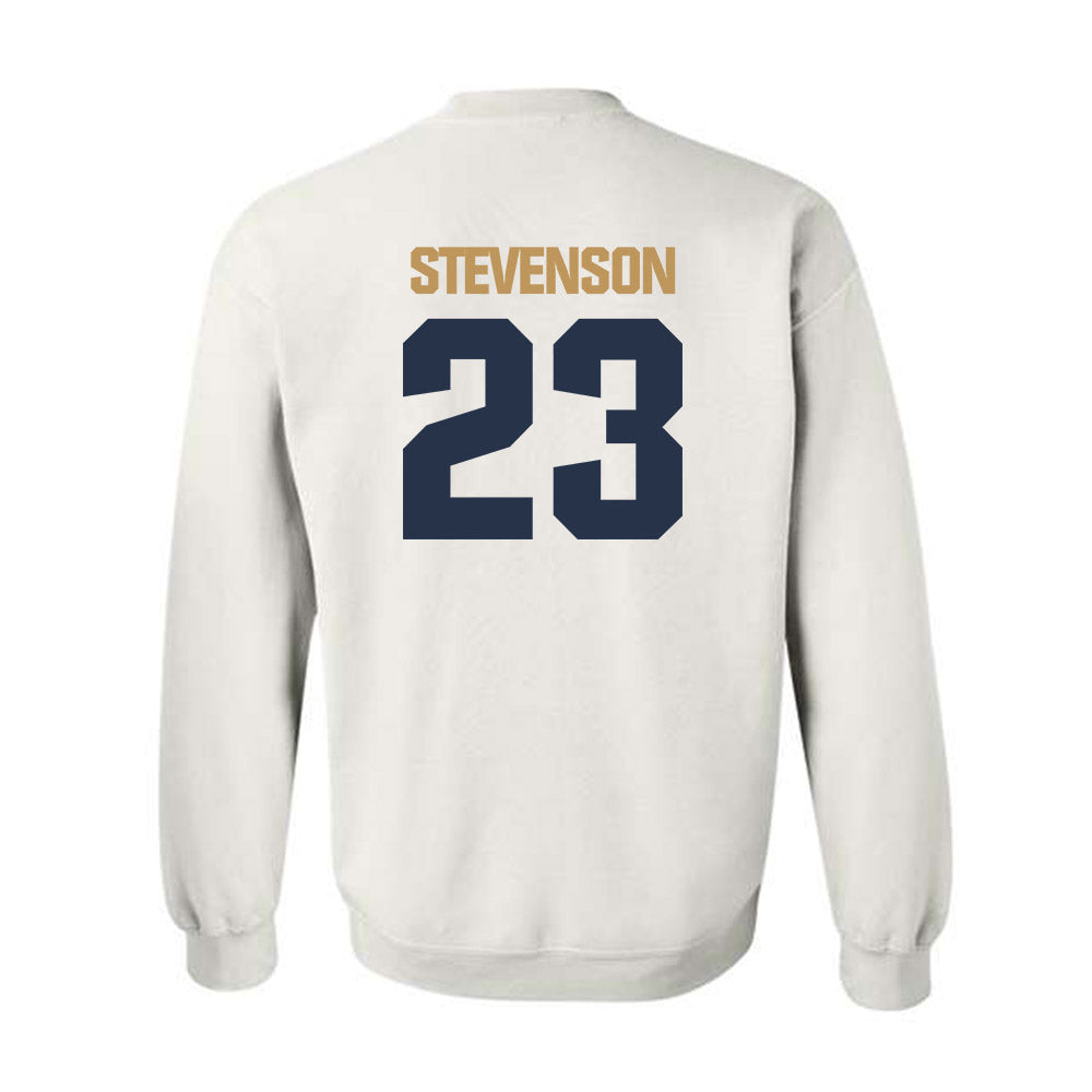 Georgia Tech - NCAA Football : Traeviss Stevenson - Classic Shersey Crewneck Sweatshirt-1