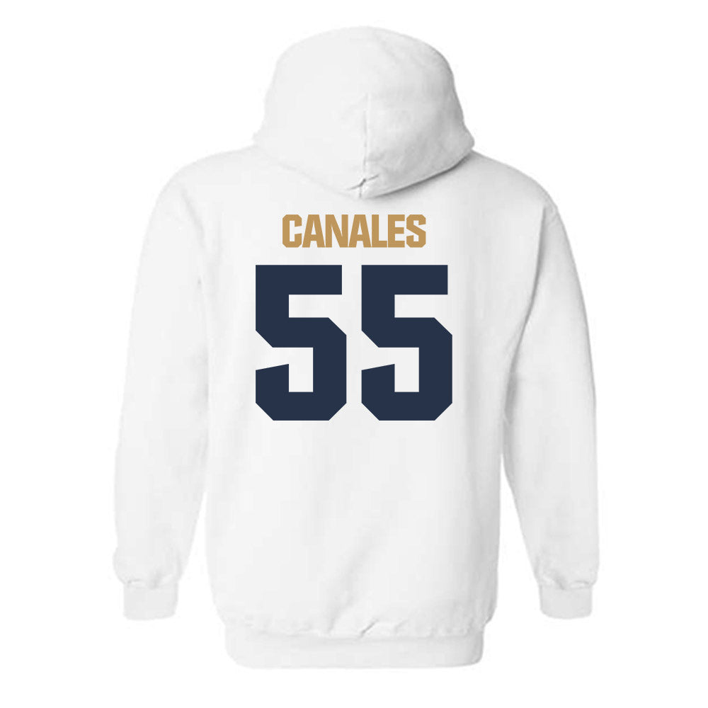 Georgia Tech - NCAA Football : Xavier Canales - Classic Shersey Hooded Sweatshirt-1