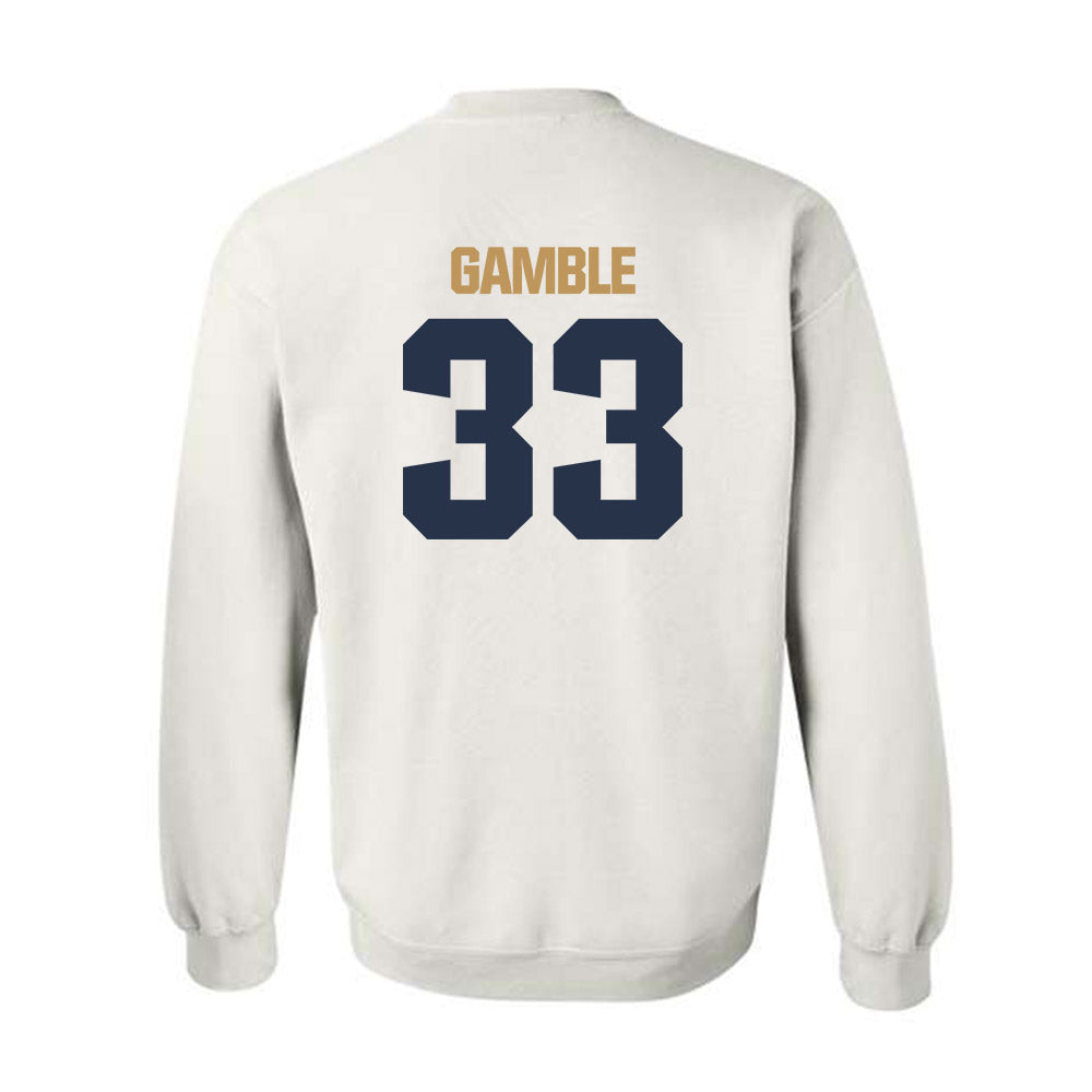 Georgia Tech - NCAA Football : CJ Gamble - Classic Shersey Crewneck Sweatshirt-1