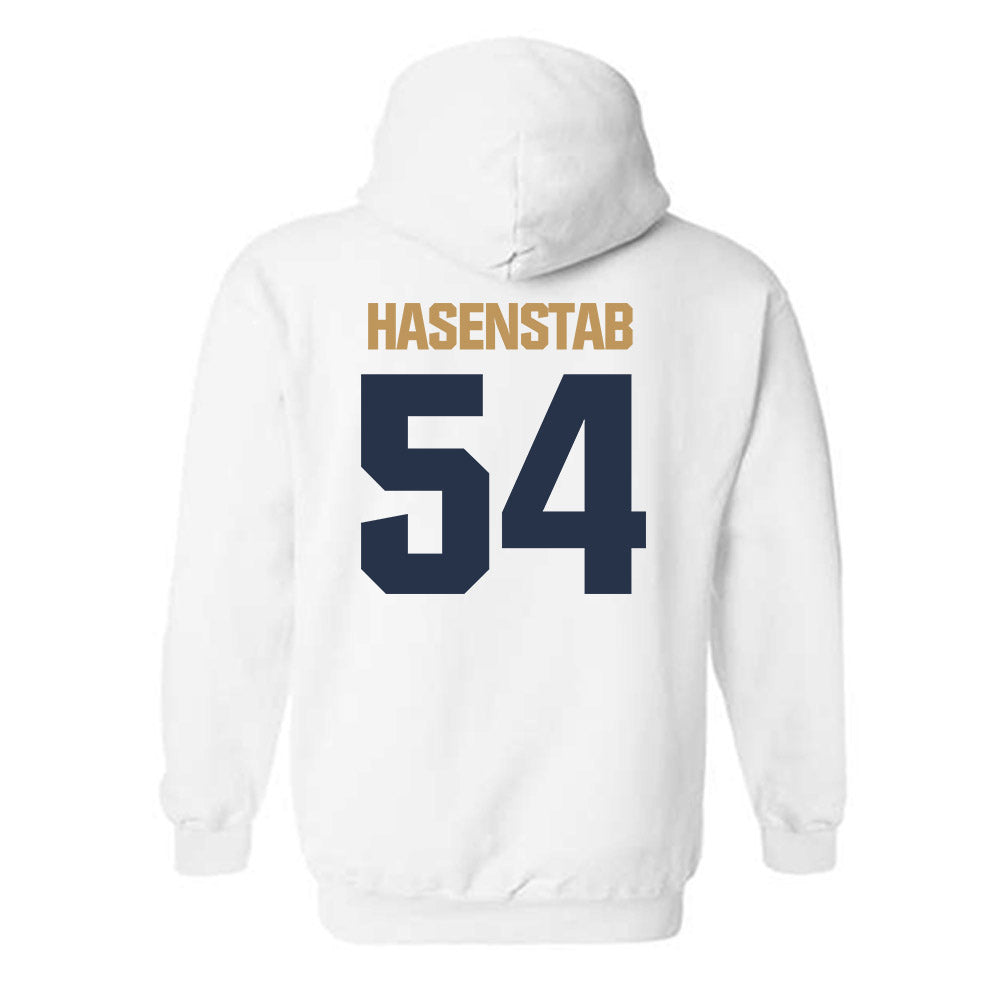 Georgia Tech - NCAA Baseball : Riley Hasenstab - Classic Shersey Hooded Sweatshirt-1