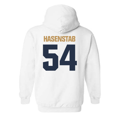Georgia Tech - NCAA Baseball : Riley Hasenstab - Classic Shersey Hooded Sweatshirt-1