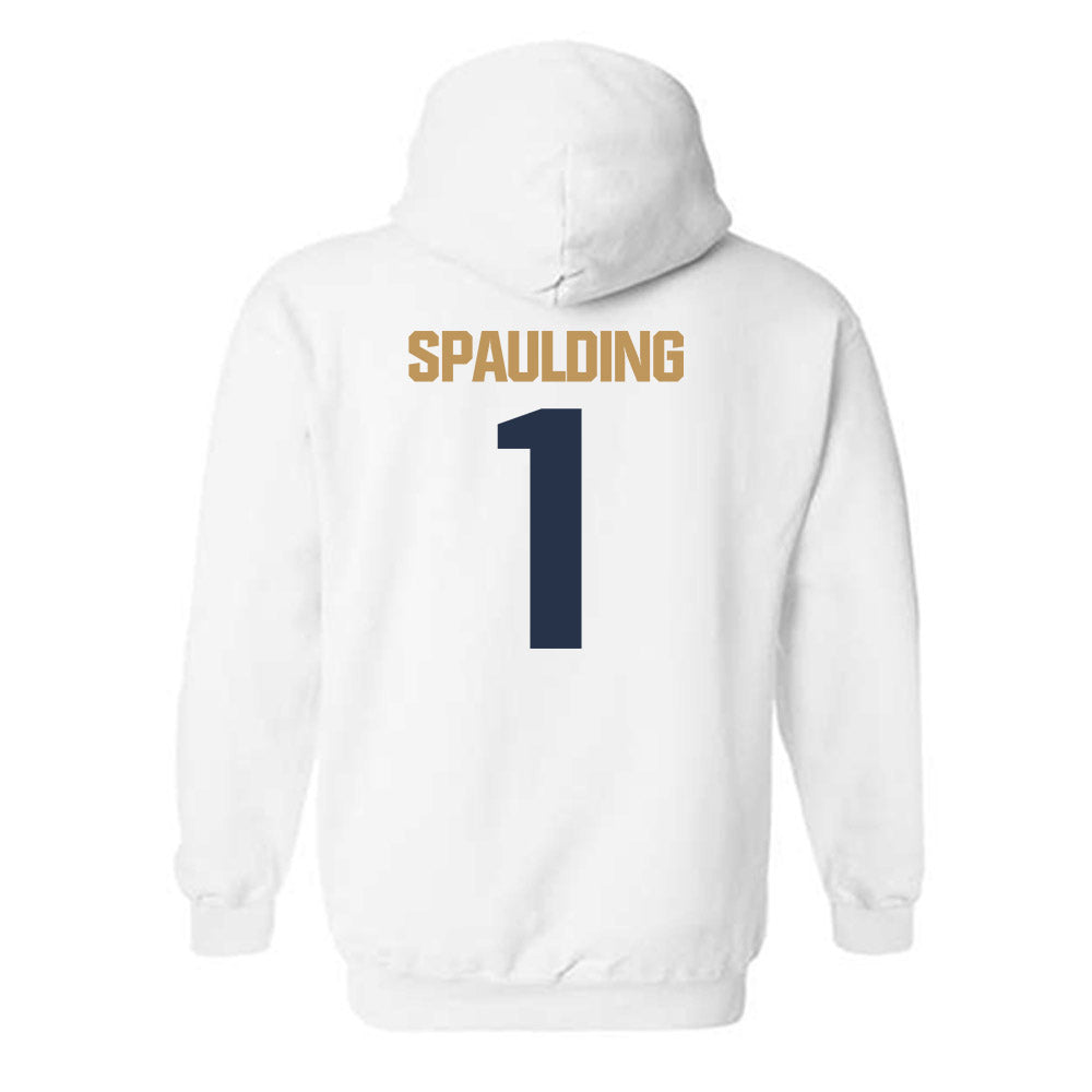 Georgia Tech - NCAA Football : Cayman Spaulding - Classic Shersey Hooded Sweatshirt-1