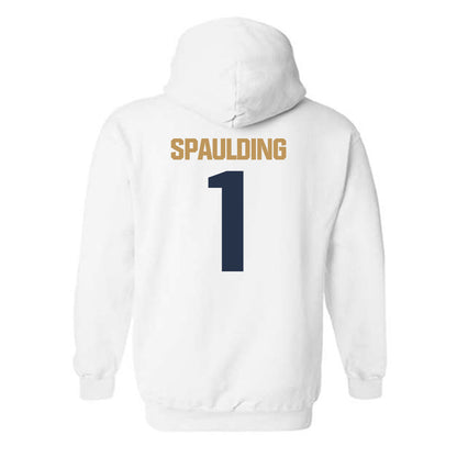 Georgia Tech - NCAA Football : Cayman Spaulding - Classic Shersey Hooded Sweatshirt-1