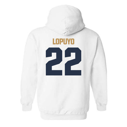 Georgia Tech - NCAA Women's Volleyball : Ital Lopuyo - Classic Shersey Hooded Sweatshirt-1