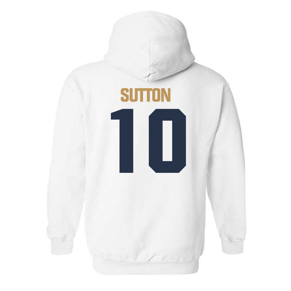 Georgia Tech - NCAA Men's Basketball : Darrions Sutton - Classic Shersey Hooded Sweatshirt-1