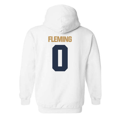 Georgia Tech - NCAA Men's Basketball : Akai Fleming - Classic Shersey Hooded Sweatshirt-1