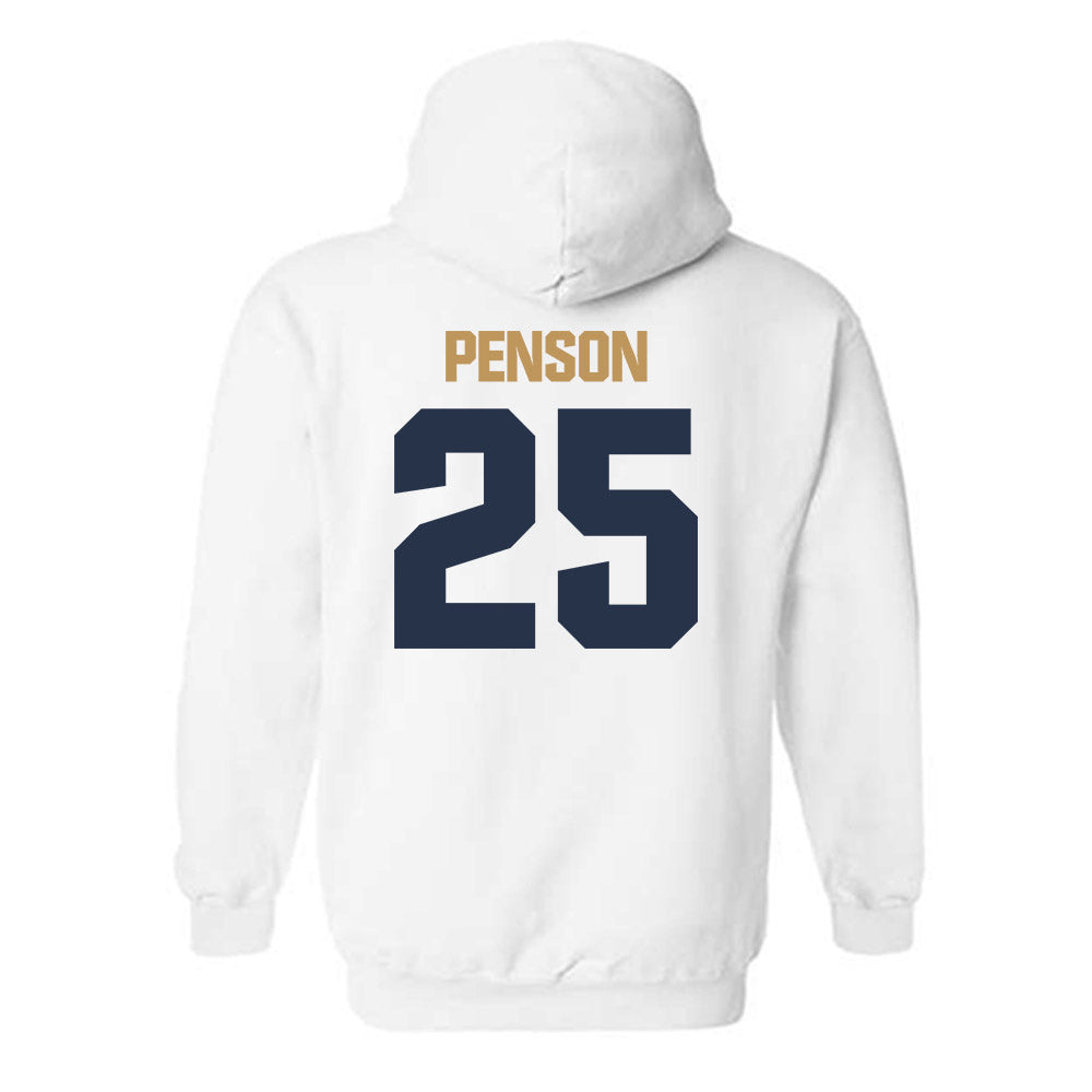 Georgia Tech - NCAA Football : Dalen Penson - Classic Shersey Hooded Sweatshirt-1