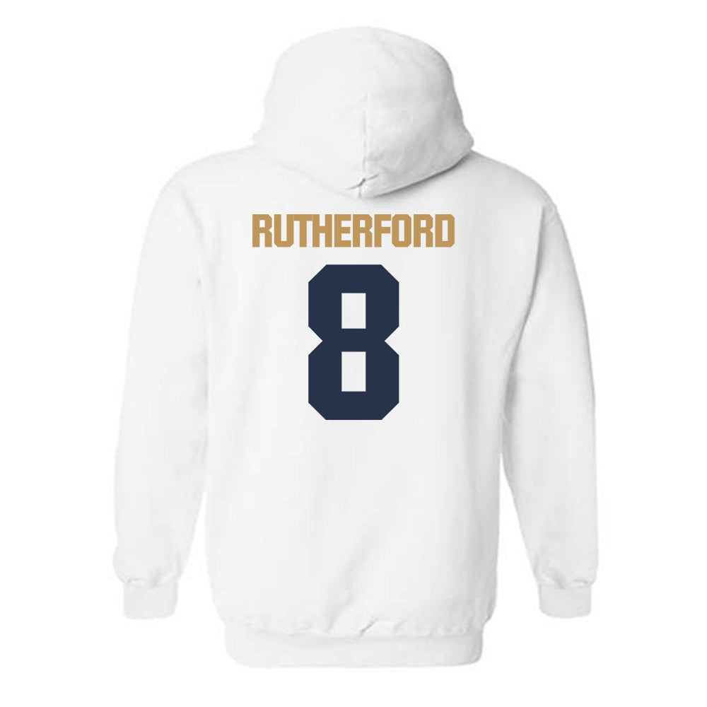 Georgia Tech - NCAA Football : Malik Rutherford - Classic Shersey Hooded Sweatshirt-1