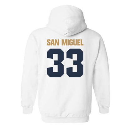 Georgia Tech - NCAA Men's Basketball : Marcos San Miguel - Classic Shersey Hooded Sweatshirt-1