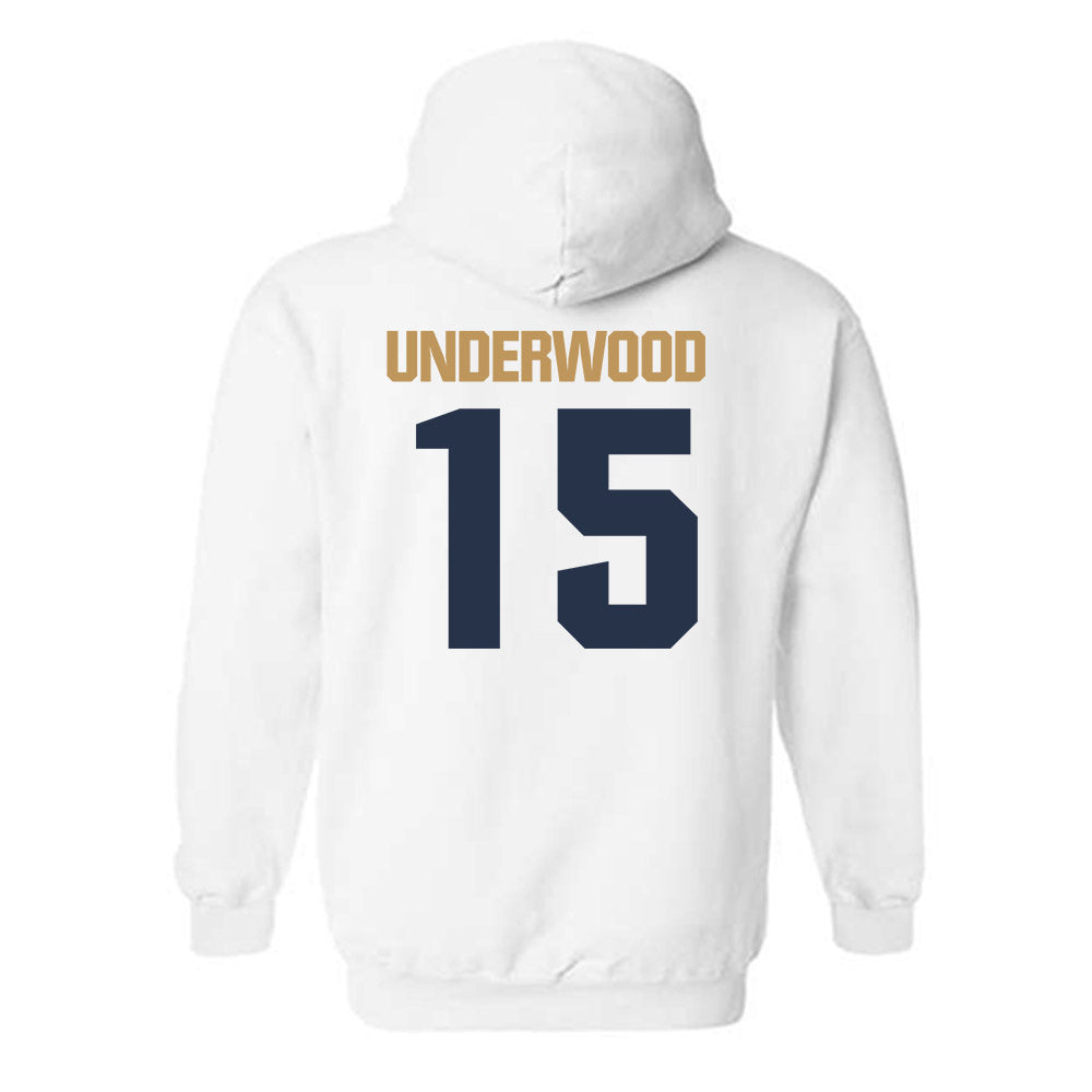 Georgia Tech - NCAA Baseball : Cooper Underwood - Classic Shersey Hooded Sweatshirt-1