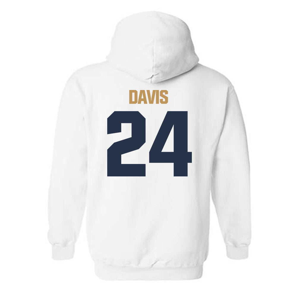 Georgia Tech - NCAA Football : Trenton Davis - Classic Shersey Hooded Sweatshirt-1